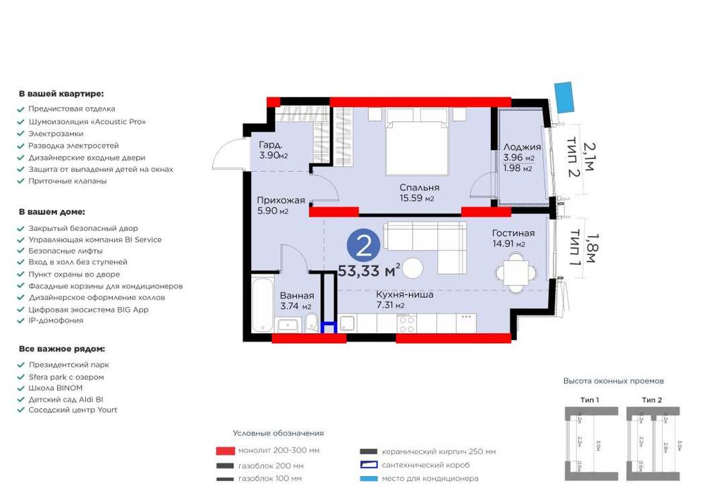 Продаётся квартира в новостройке | Отличная цена | Рассрочка | Ипотека