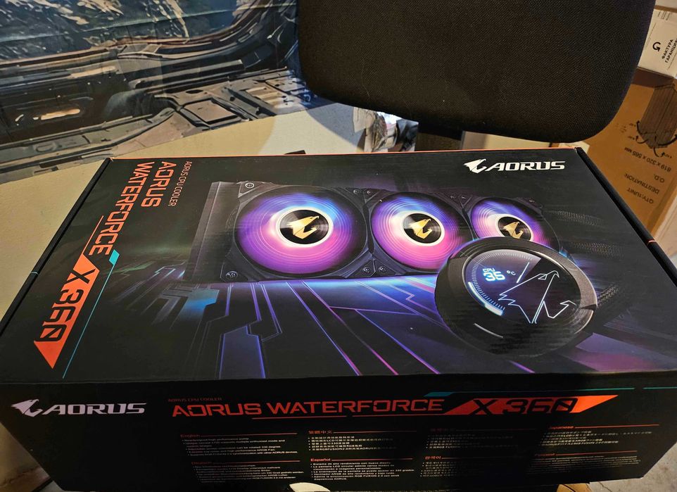 Водно охлаждане aorus waterforce x 360 ARGB