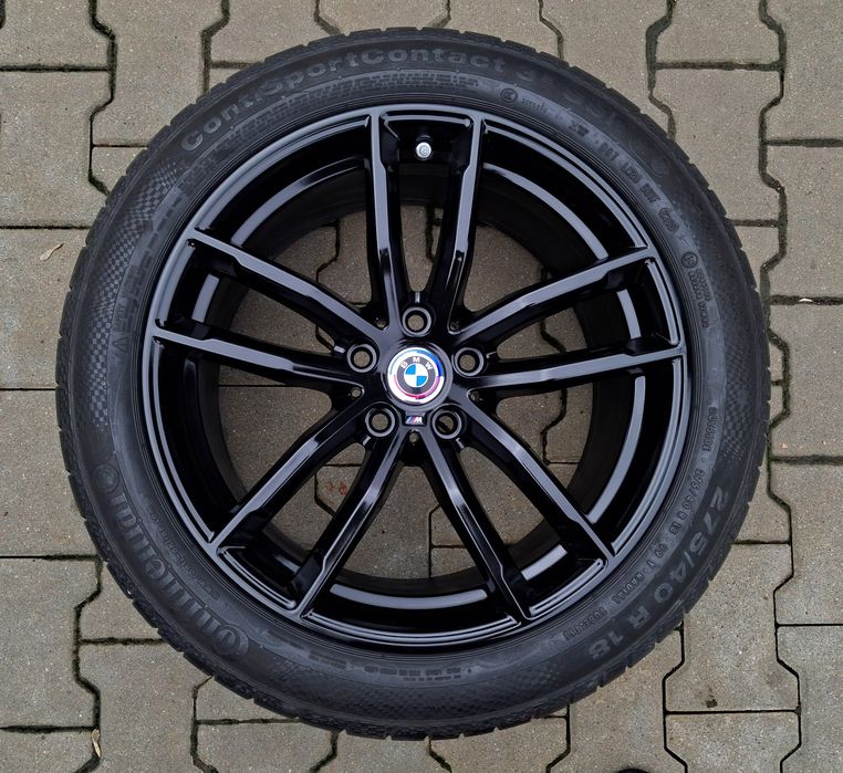 Jante BMW M pe 18 originale 5 G30 4 G22  anvelope roti jenti  662 M