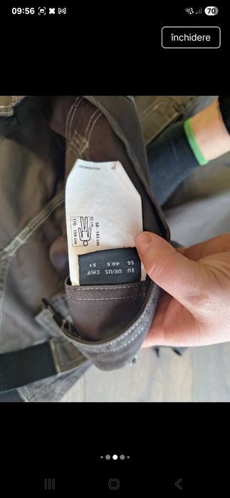 Salopeta mascot marime 56