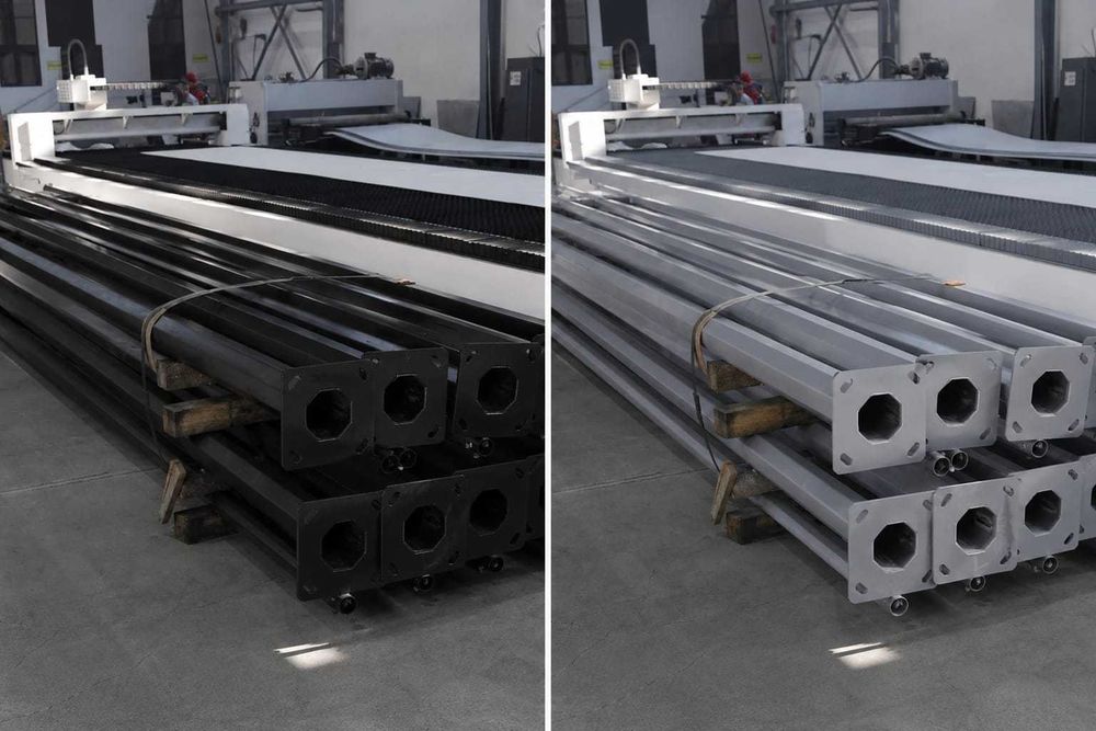 Профильная труба полимерная покраска