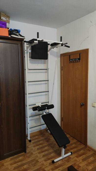 Шведская стенка / Турник / Брусья / Скамья для пресса