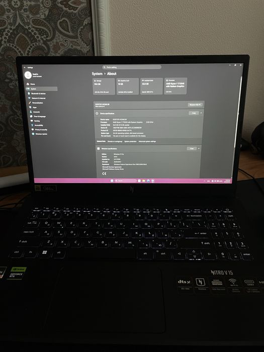 Продаю ноутбук Acer Nitro V15