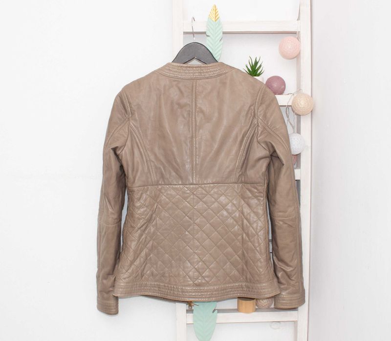 TWINSET Simona Barbieri дамско яке естествена кожа капитонирано S