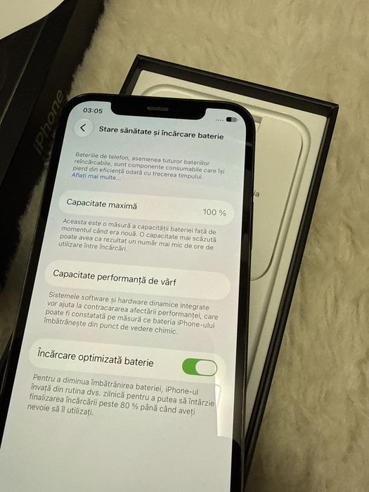 Iphone 12 pro 256Gb Impecabil 100% Baterie