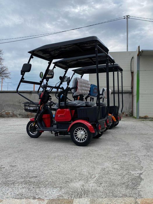 Електрически триместни триколки MaxMotors X1+ 1500W/48V/20Ah