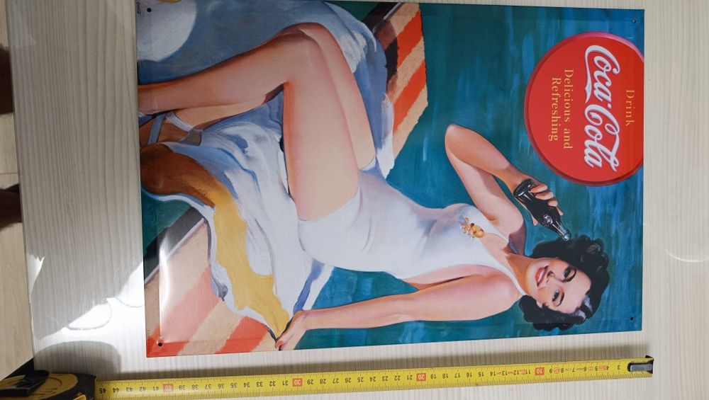 Vând postere metalice Coca-Cola