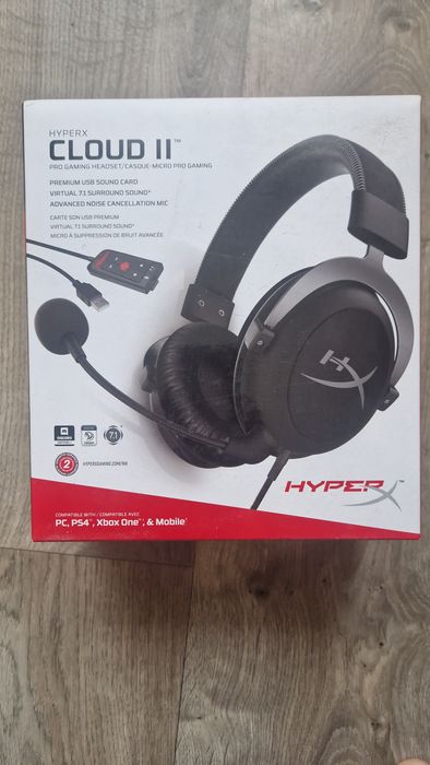 Гарнитура наушники HyperX Cloud II.