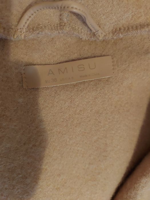 Palton damă glugă Amisu mărimea 38