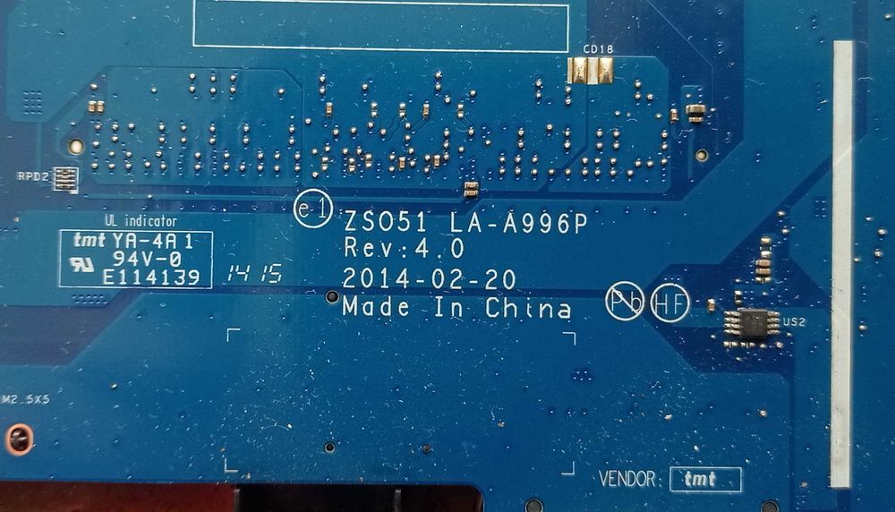 Работещ лаптоп HP Compaq 15 на части