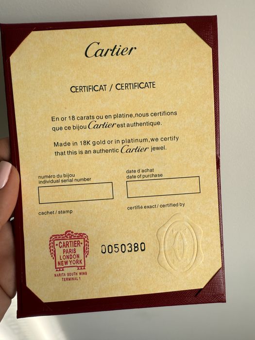 Гривна cartier два цвята