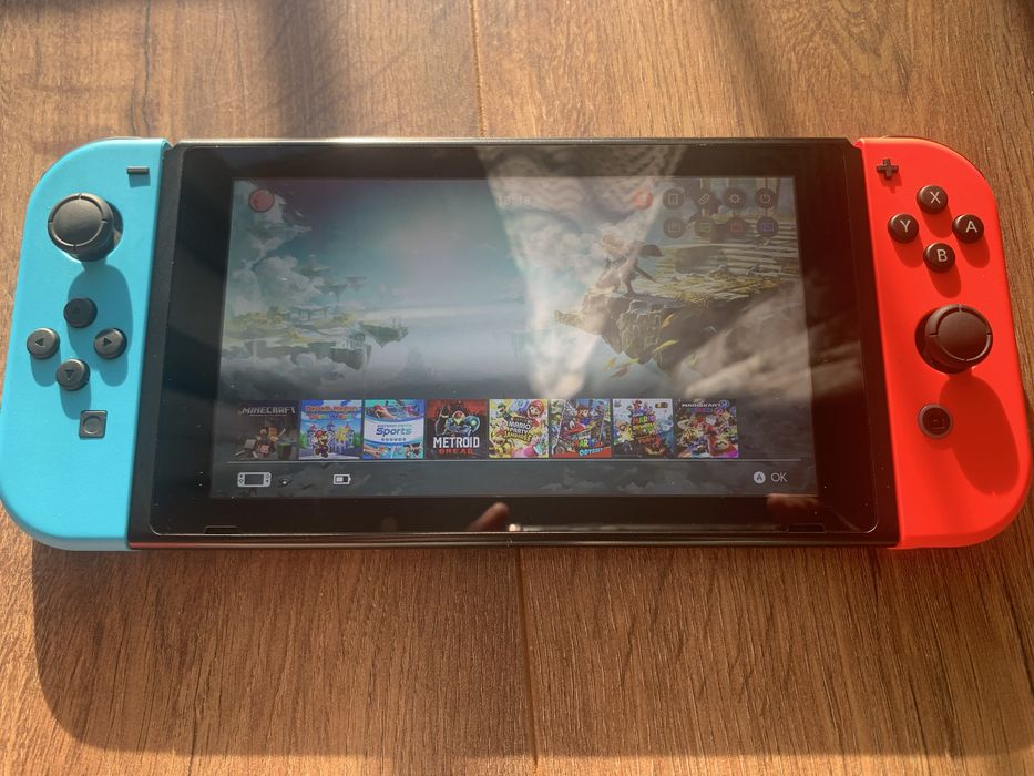 Nintendo Switch MODAT Full Box, Nou, V1, 128GB, cip picofly