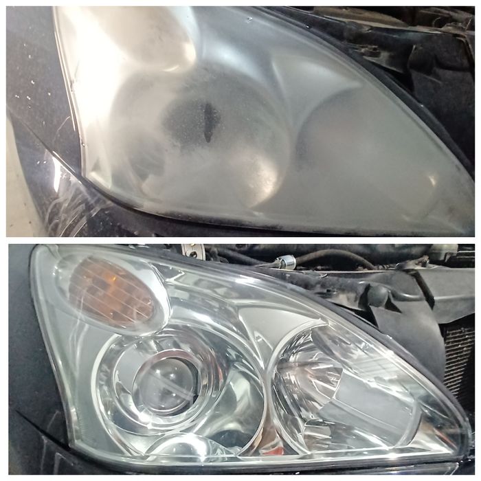 Полиране фарове 20евро.