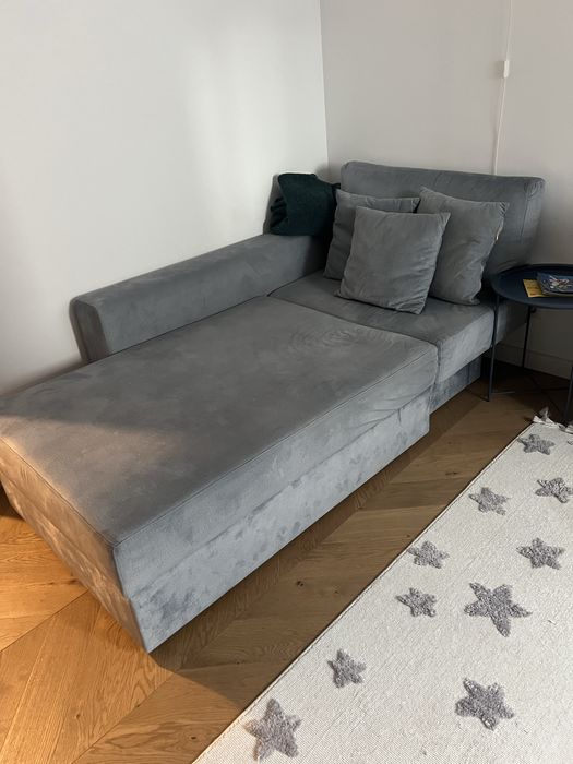 Divan extensibil albastru