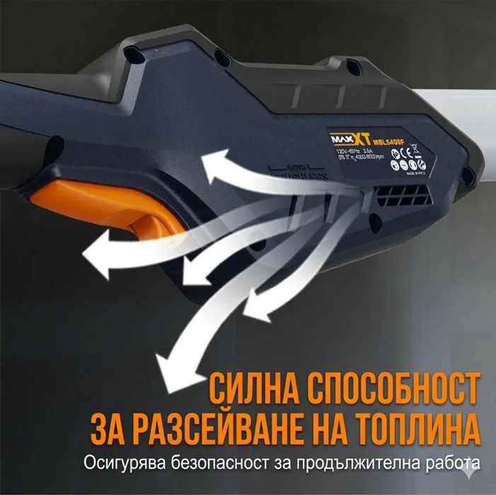 Безчеткова Шлайфмашина за стени и тавани / Жираф MAXXT MBLS400F