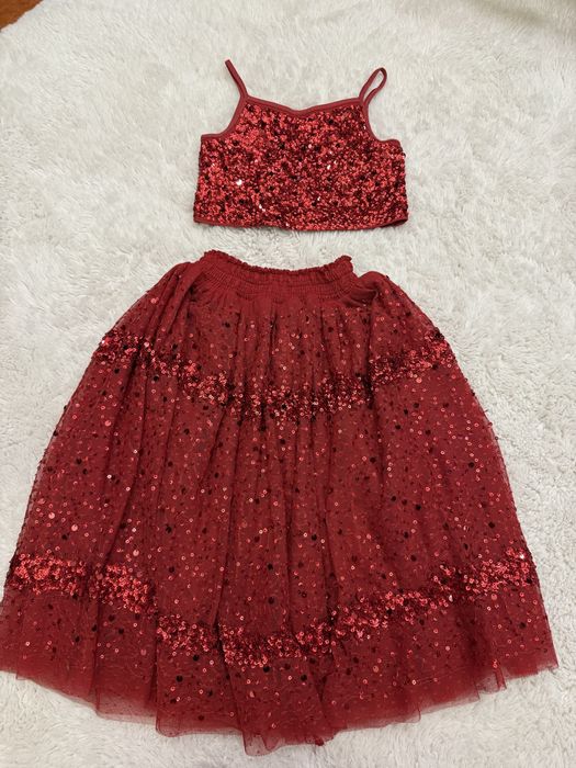 Платье Piombo и костюм Next. На 7-8 лет