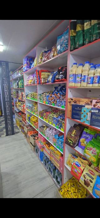 Магазин услуг стеллаж жуда мустахкам жами 22 метр