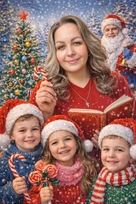 Создам новогодние открытки в стиле 90-х гг