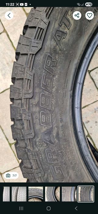 Anvelope iarna 255 60 R 18 General Grabber