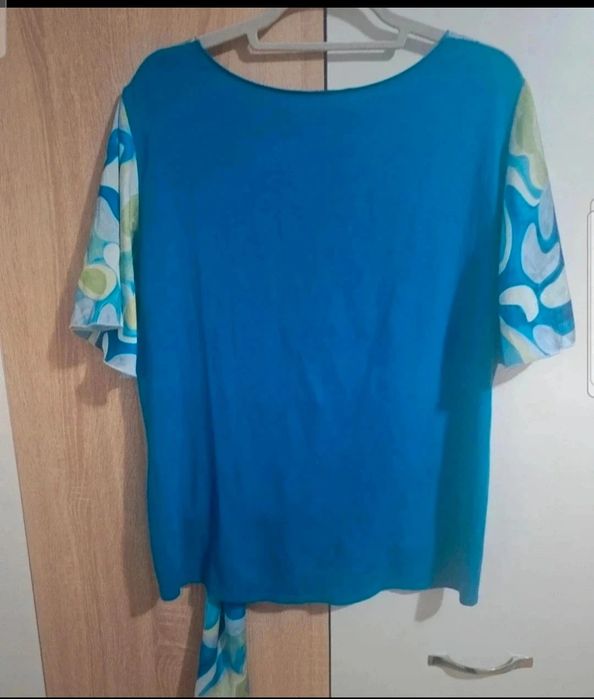 Bluza superbă din satin și bumbac Dika