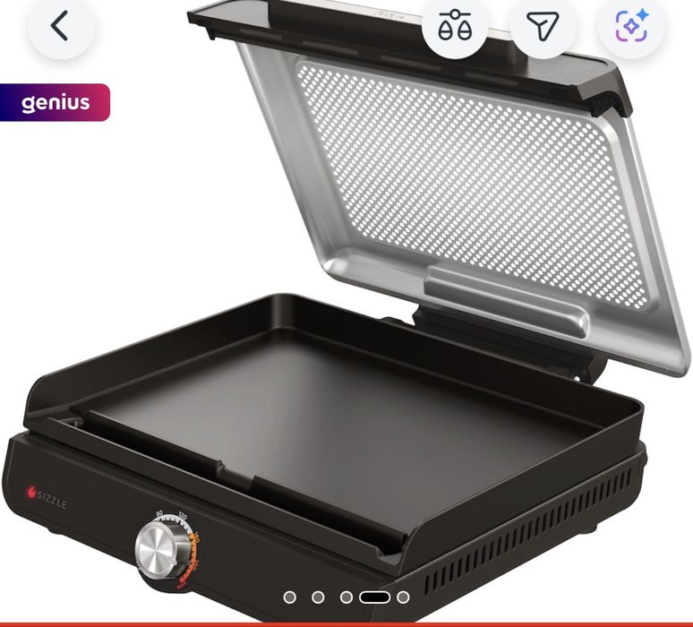 Gratar electric Ninja GR101EU, plita plus gratar in acelasi dispozitiv