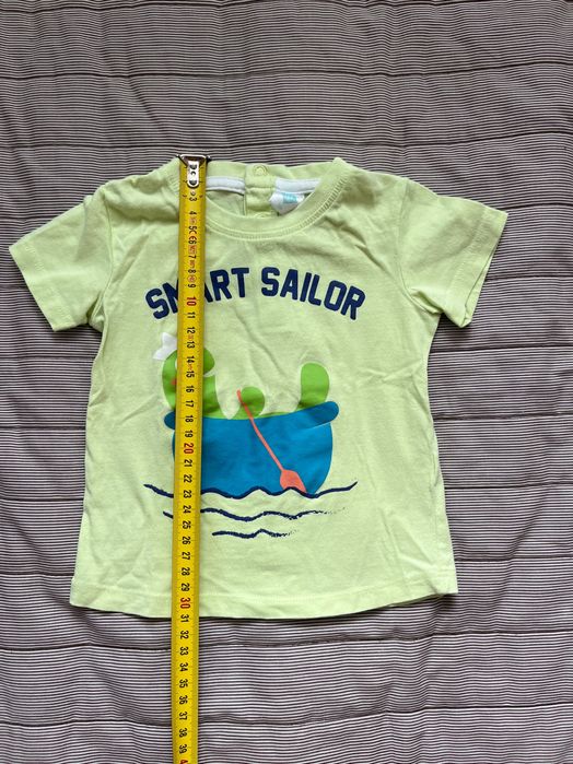 Комплект/сет от 3 памучни тениски 9-12м