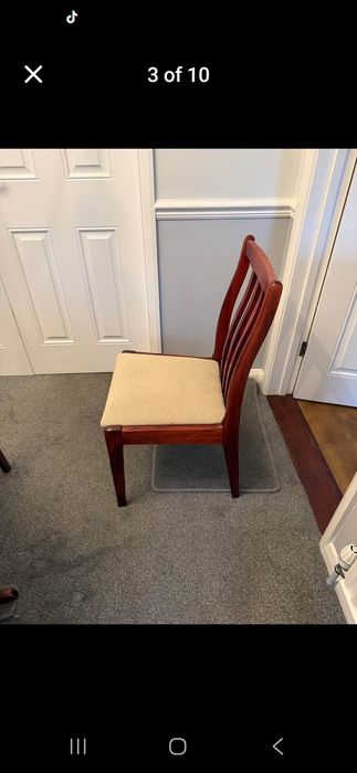 Масивна маса със 6 стола