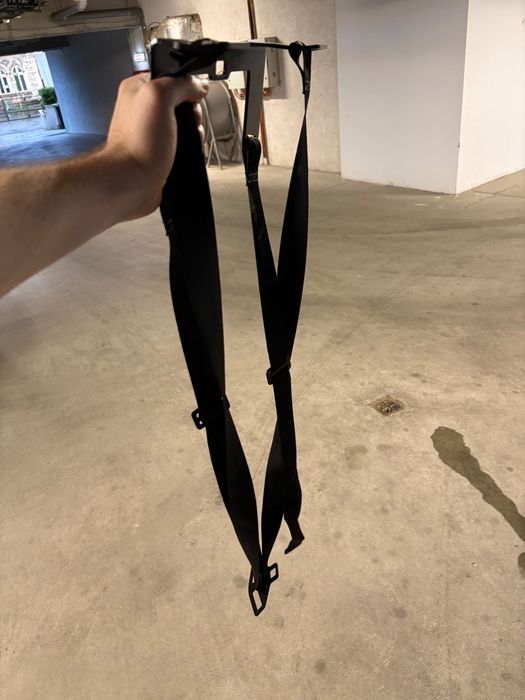 Suport de montare pentru scaun auto copii cu sistem Isofix, otel, negru
