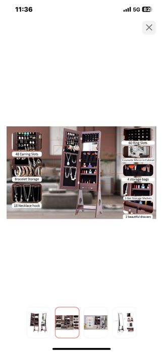 Умное зеркало напольное