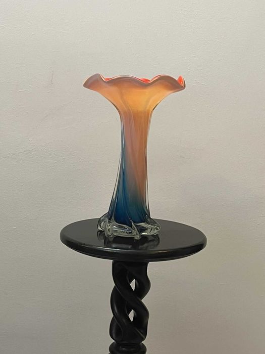 Piesa veche cristal MURANO cala bibelouri bibelou deosebita