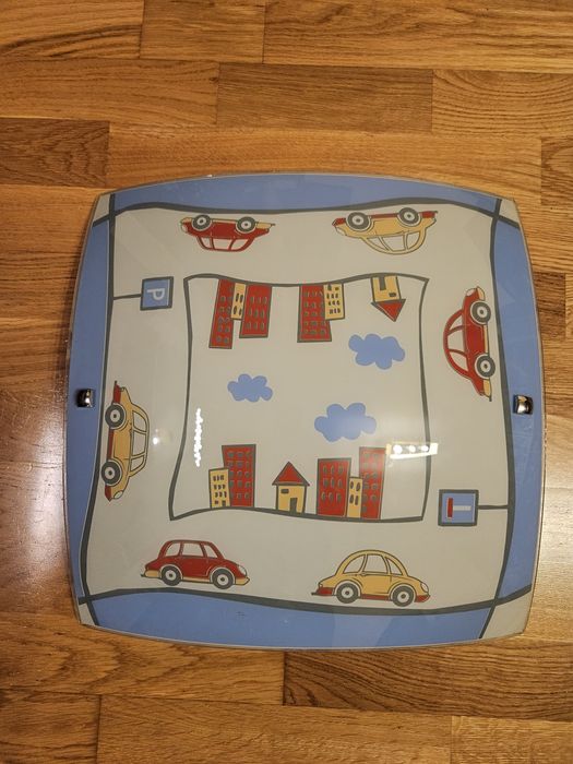 Plafoniera pentru camera copii cu 2 becuri