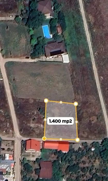 Teren intravilan Branesti– zonă verde, P+2 E, utilități