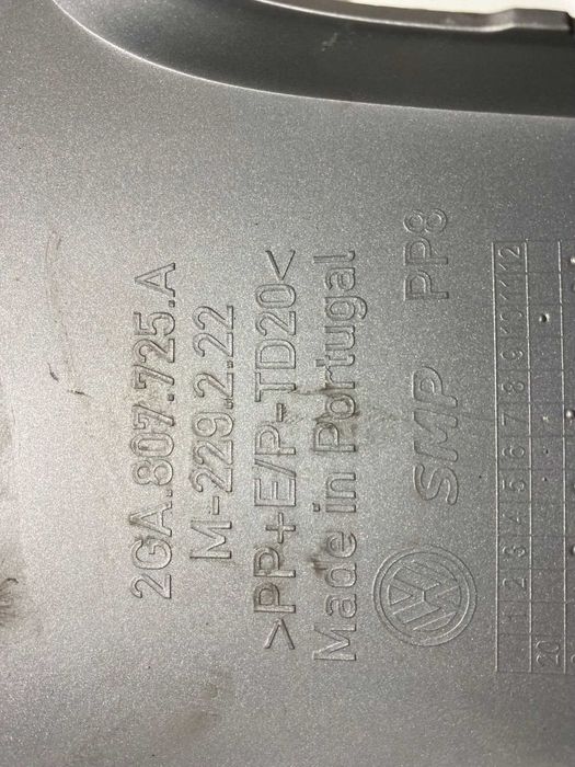 спойлер, дифузьор задна броня VW T-roc 2017-2022 г. #1043V.