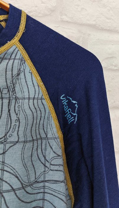 Vikafjell 100% Мериносова вълна дамски термо фланелка размер L