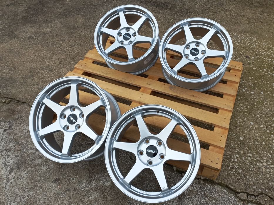 16"Rays T37 Volk Racing Silver 5х114.3 Чисто Нови 7.0ж ет35 Honda Mitsubushi Toyota Nissan Renault Subaru