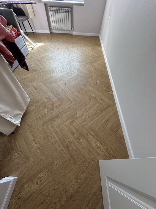 Ламинат елочка..