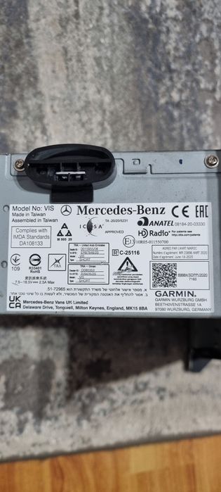 Navigatie mercedes Vito, Viano, W447