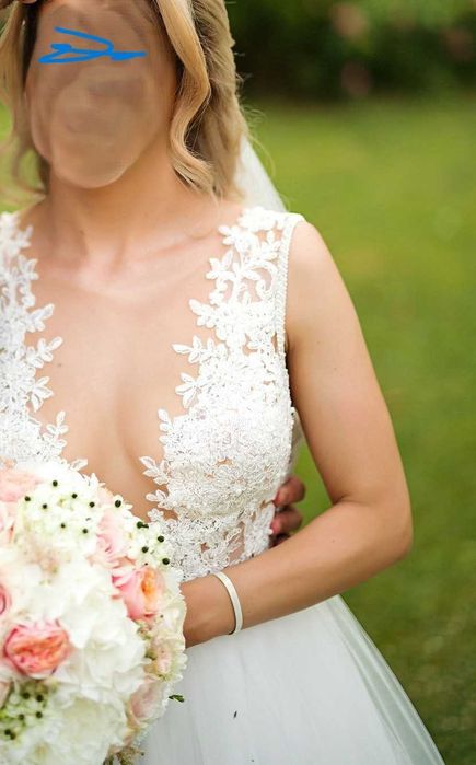 Rochie de mireasa croita integral manual