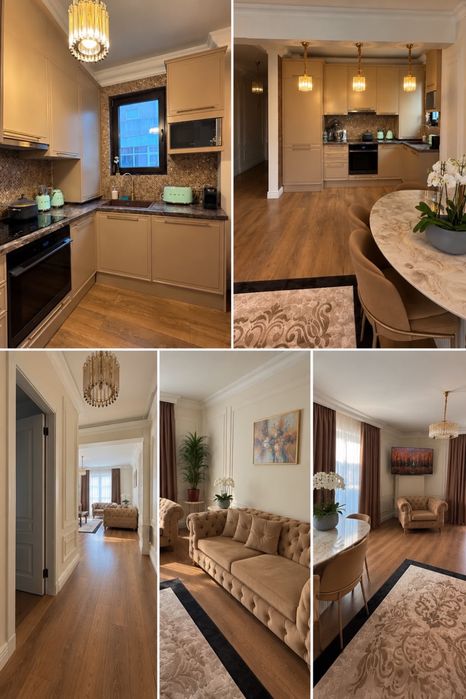 Propietar* Apartament premium cu terasă, mobilat lux, în Bucureștii Noi, lângă metrou Bazilescu Pret: 220.000€