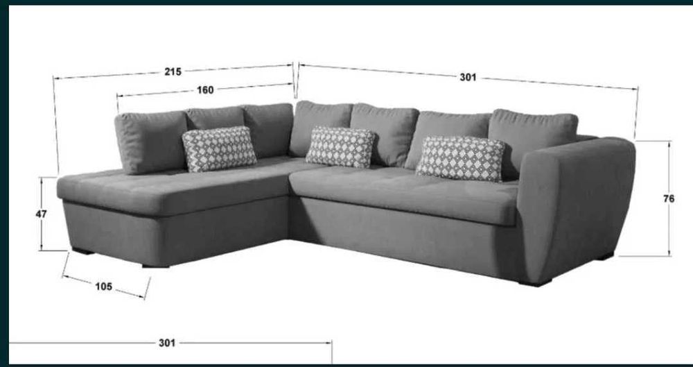 Ъглов диван Лас Вегас