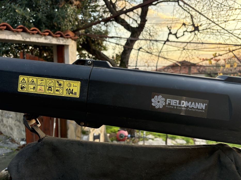 Листосъбирач  Fieldmann в два режима на работа, дърпане и издухване