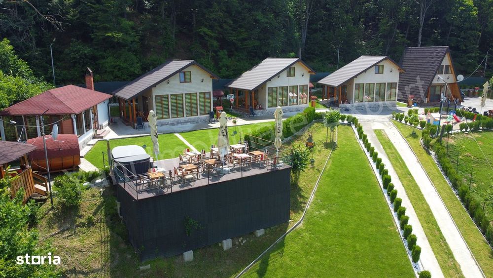 Complex turistic de vânzare în Curtea de Argeș.