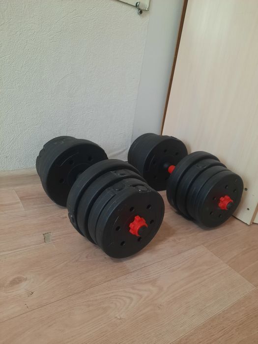 Продам Гантели 30 кг общий вес.
