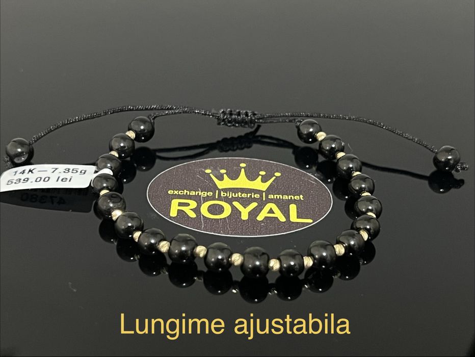 Bijuteria Royal CB: Bratara cu snur aur 14k 7,35gr
