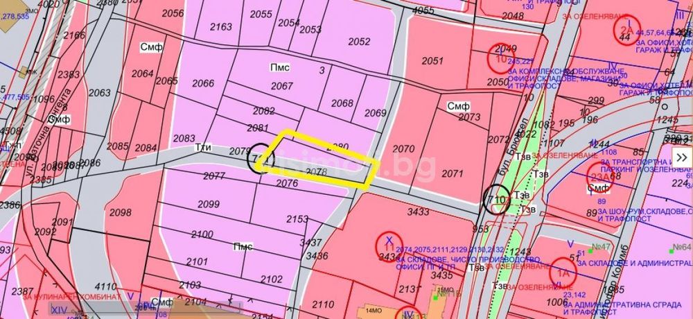 Продава се Парцел в София, Слатина - 2571 кв.м за 110 €/кв.м - Снимка #1