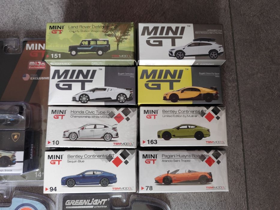 Колекционерски модели mini gt hot wheels greenlight