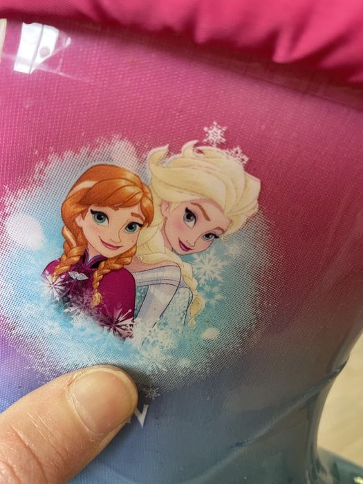 Резиновые сапожки для девочки размер 26-27