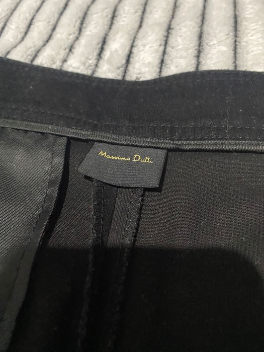 Pantaloni negri pallazzo Massimo Dutti 38
