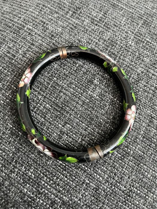 Винтидж китайска гривна с панти Cloisonne