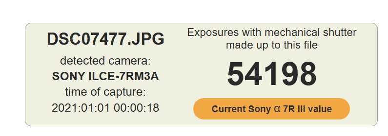 Sony A7R III, stare excelenta, 42,4MP, full frame, 54.198 cadre